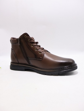 Botki męskie ocieplane (41-46) 0758 BROWN