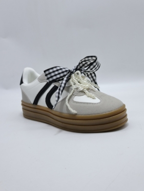 Buty sportowe damskie na płaskim (36-41) 6226 WHITE