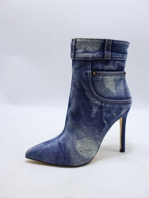 Botki damskie na szpilce (36-41) SXX-4 D.BLUE