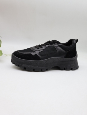 Buty sportowe damskie na płaskim (36-41) VL170 BLACK