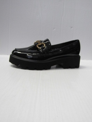 Mokasyny damskie na płaskim (36-41) YDF-25B BLACK
