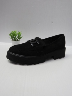 Mokasyny damskie na płaskim (36-41) YDF-4 BLACK