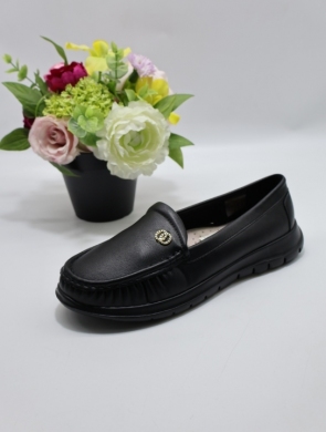 Mokasyny damskie na płaskim (36-41) XJK-25803-1 BLACK