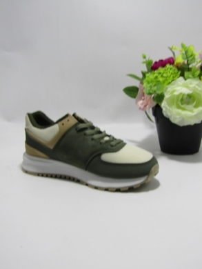 Buty sportowe damskie na płaskim (36-41) LY085 GREEN