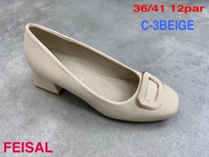 Czółenki damskie na obcasie (36-41) C-3