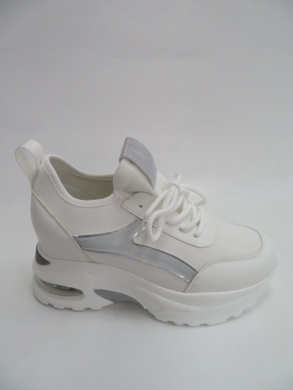 Sneakersy damskie niskie (36-41) AB123  WHITE