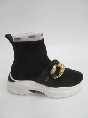 Sportowe Damskie na koturnie (36-41) BO-802 BLACK