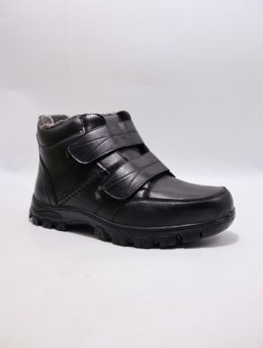 Botki męskie ocieplane (40-46) FL005-11K BLACK