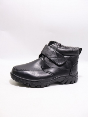 Botki męskie ocieplane (40-46) 172-18 BLACK