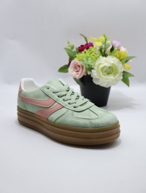 Buty sportowe damskie na płaskim (36-41) BH-2205 GREEN