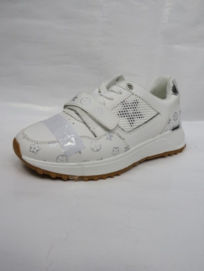 Buty sportowe damskie na płaskim (36-41) 5802-8 WHITE