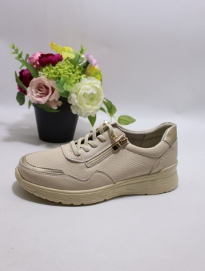 Buty sportowe damskie na płaskim (36-41) BK-616 BEIGE