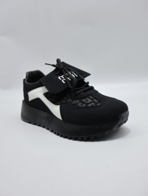 Buty sportowe damskie na płaskim (36-41) AF23-289 BLACK