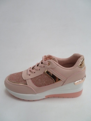 Buty sportowe damskie na koturnie (36-41) 030 PINK