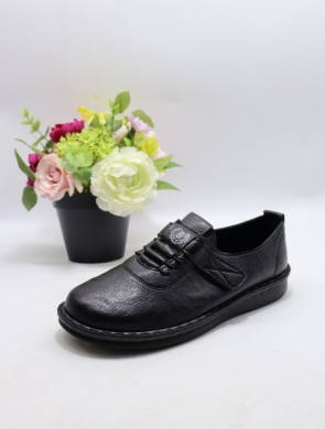 Półbuty damskie na płaskim (36-41) CC1017-1 BLACK