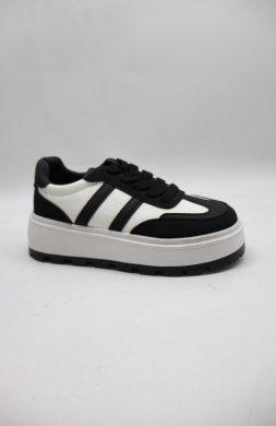 Buty sportowe damskie na płaskim (36-41) 88201 BLACK