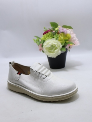 Półbuty damskie na płaskim (36-42) 25107-8 WHITE