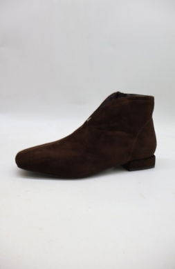 Botki damskie na płaskim (36-41) D271 BROWN