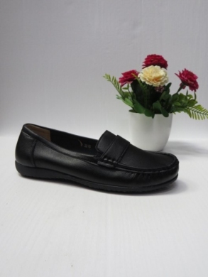 Mokasyny damskie na płaskim (36-41) B-3215  BLACK