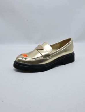 Mokasyny damskie na płaskim (36-41) R73 GOLD
