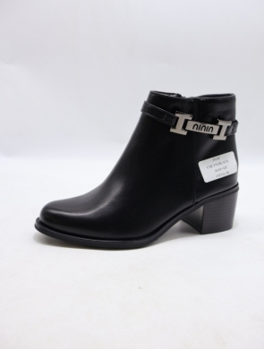 Botki damskie na obcasie (36-41) CHC376 BLACK