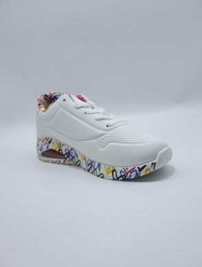 Buty sportowe damskie na płaskim (36-41) H16 WHITE