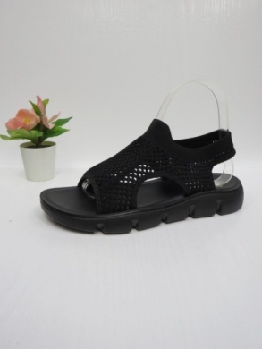 Sandały damskie na płaskim (36-41) J-6 BLACK
