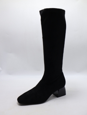 Kozaki damskie na obcasie (36-41) NN632 BLACK