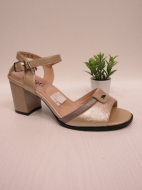 Sandały damskie na obcasie (36-41) X7622-18 BEIGE