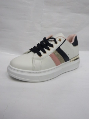 Buty sportowe damskie na płaskim (36-41) B992 WHITE/PINK