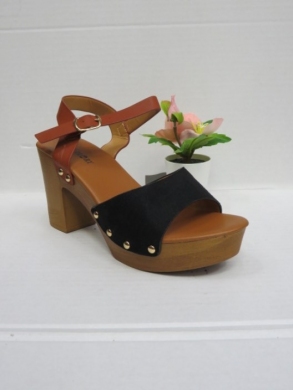 Sandały damskie na obcasie (36-41) Y054 BLACK