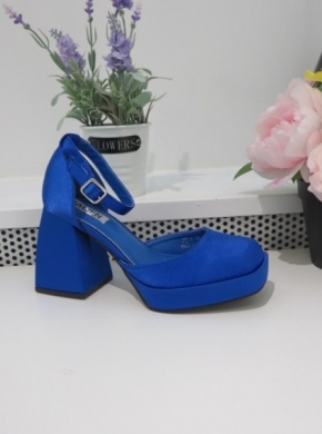 Sandały damskie na obcasie (36-41) J218 BLUE