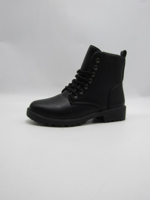 Botki damskie ocieplane na płaskim (36-41) T1536 BL/PU