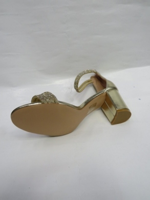 Sandały damskie na obcasie (36-41) 0-745 GOLD