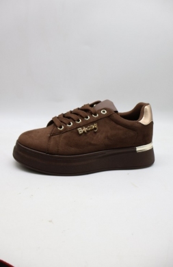 Buty sportowe damskie na płaskim (36-41) 8855 BROWN