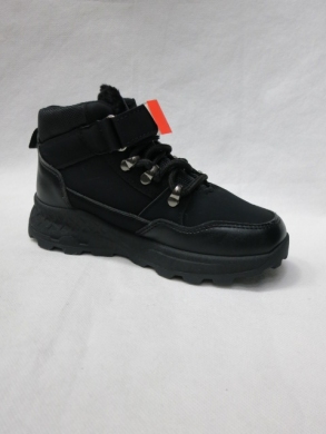 Buty sportowe chłopięce ocieplane (30-35) XHB17-1 BLACK