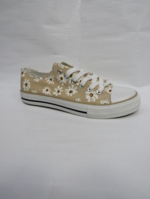 Trampki damskie na płaskim (36-41) BL309 BEIGE