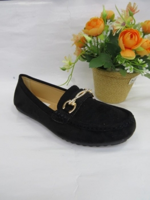 Mokasyny damskie na płaskim (36-41) N22-866 BLACK