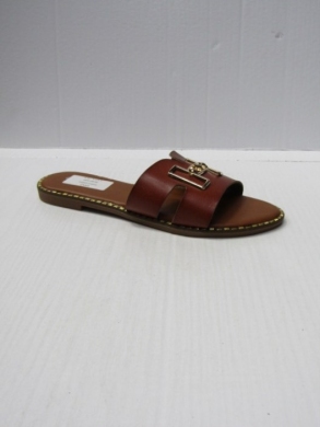 Klapki damskie na płaskim (36-41) 5169 CAMEL