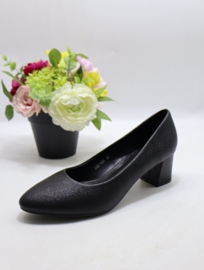 Czółenki damskie na obcasie (36-41) AXHX-150 BLACK