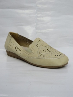 Mokasyny damskie na płaskim (39-43) DJ5-16 BEIGE