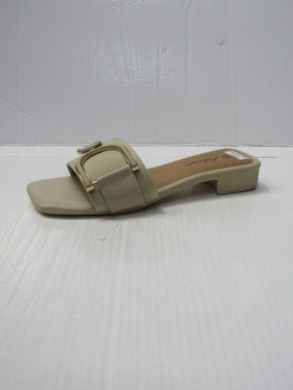 Klapki damskie na płaskim (36-41) WL598 BEIGE
