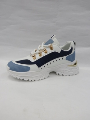 Sneakersy damskie niskie (36-41) AB998 NAVY/BLUE