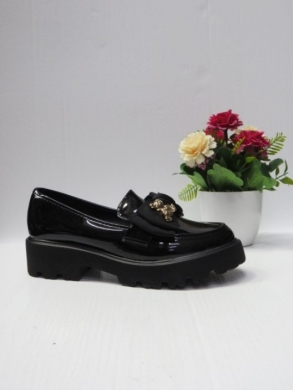 Mokasyny damskie na płaskim (36-41) F28 BLACK