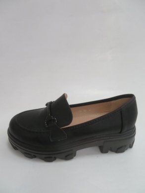 Mokasyny damskie na płaskim (36-41) LL66-199 BLACK