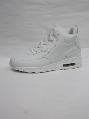 Sneakersy damskie wysokie (36-41) D3H-3 WHITE