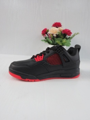 Buty sportowe damskie na płaskim (36-41) D023-25 BLACK/RED