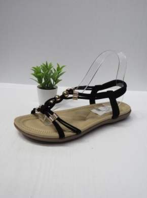 Sandały damskie na płaskim (36-41) 858-15 BLACK