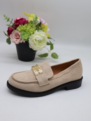 Mokasyny damskie na płaskim (36-41) L-70 BEIGE