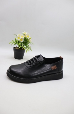 Półbuty damskie na płaskim (36-41) TC06-15 BLACK